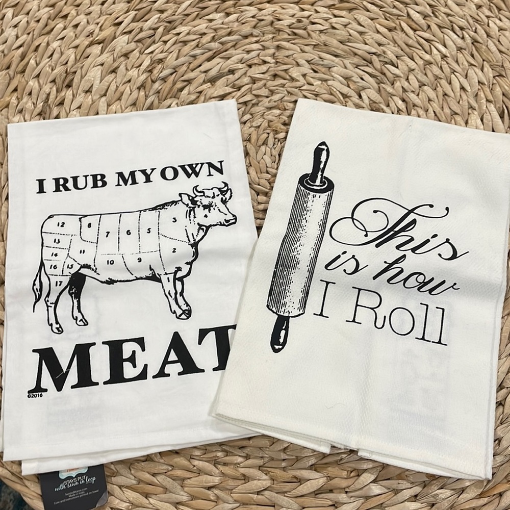 Twisted wares towels